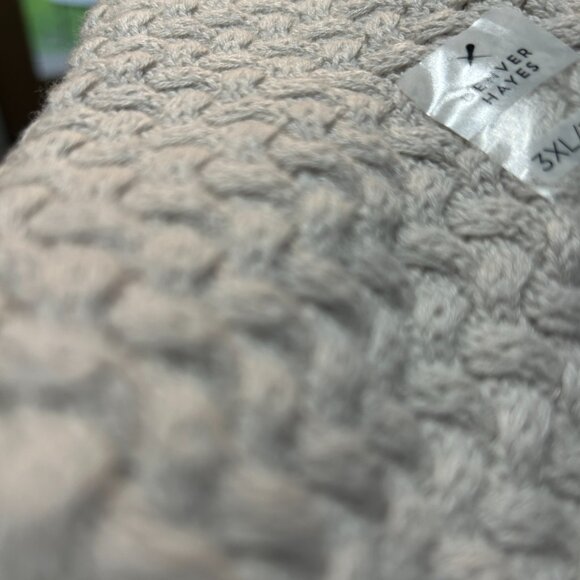 Denver Hayes Mens Academia Chunky Fisherman Knit Sweater Sz 3XL Ivory Heritage - Picture 5 of 6